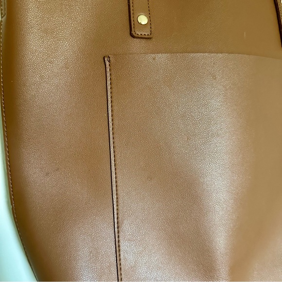 HENNY+LEV  / VEGAN LEATHER TOTE / COGNAC - Picture 3 of 8